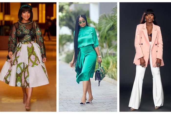 Joseph Dumas, Sandra Ankobiah and Fella Makafui