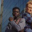 Kuami Eugene and Conan O'Brien