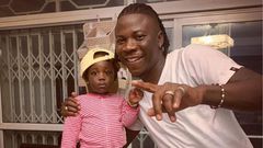 Stonebwoy and daughter