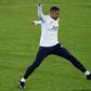 Paris Saint-Germain's Kylian Mbappe in training on Monday