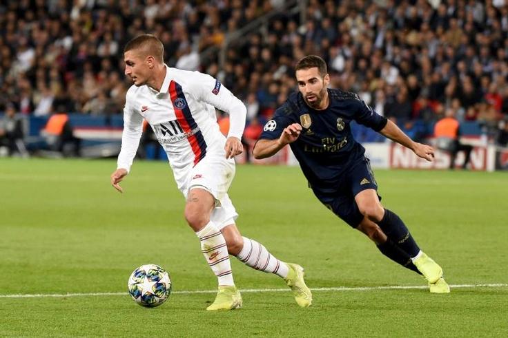Marco Verratti (L) has made almost 300 appearances for PSG since joining the club in 2012