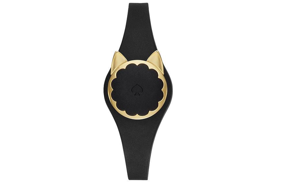 Kate Spade Black Cat Scallop Activity Tracker