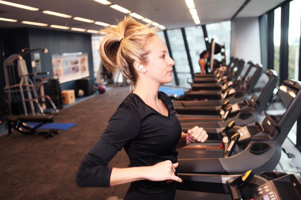 You know earbuds are secure when they stay in at peak ponytail swing.