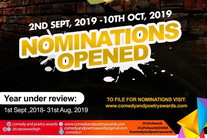 Maiden Comedy & Poetry Awards launched, opens nominations