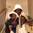Stonebwoy, wife and daugheter