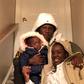 Stonebwoy, wife and daugheter
