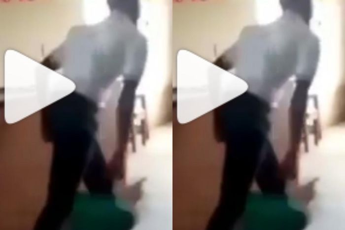 Science falls flat using a bucket full of water to demonstrate to students (video)