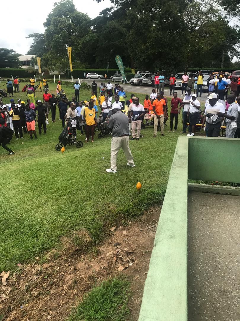 Okyehene Tees Off