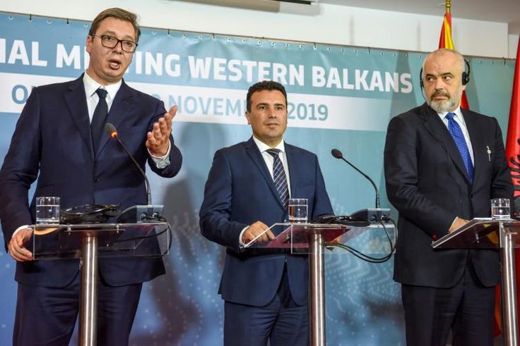 The three Balkans leaders want to ease trade and travel between their countries, and others in the region