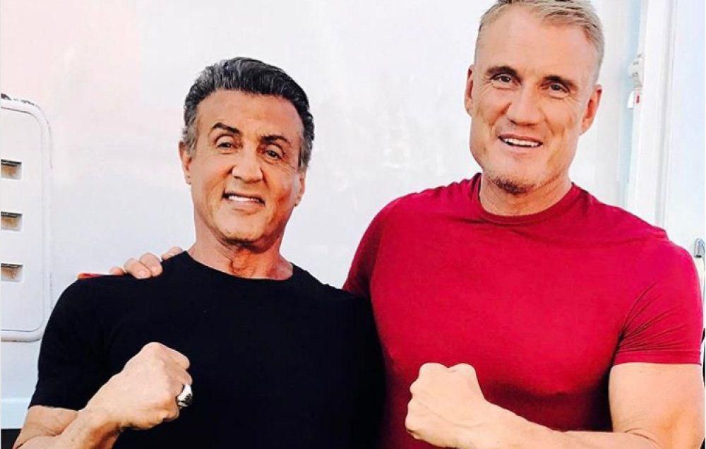 sylvester stallone and dolph lundgren reunite