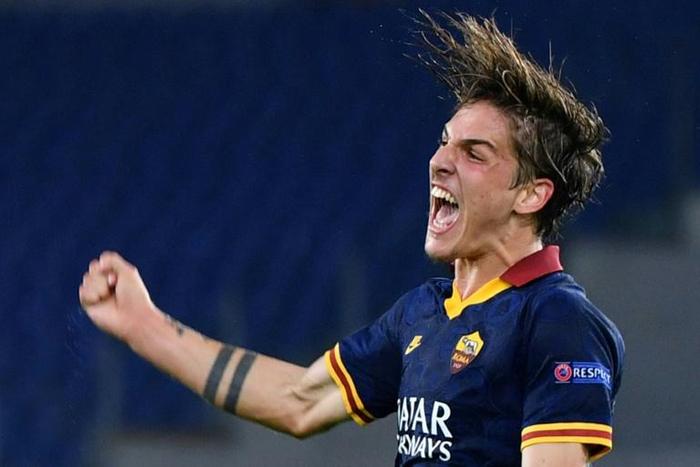 Nicolo Zaniolo (pictured September 2019), a highly rated young talent, has been brought back for the Euro 2020 qualifiers