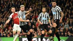 Arsenal's Aaron Ramsey paved the way for their win against Newcastle