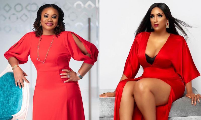 Charlotte Osei and Juliet Ibrahim