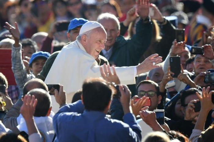 Pope Francis said last month he was 'not afraid' of a church schism