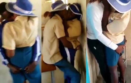 SHS boys share girls as they engage comprehensive sexual activity in a classroom (video)