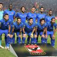 Al-Ahly players pose for a team photo before last year's CAF Champions League final against Esperance of Tunisia