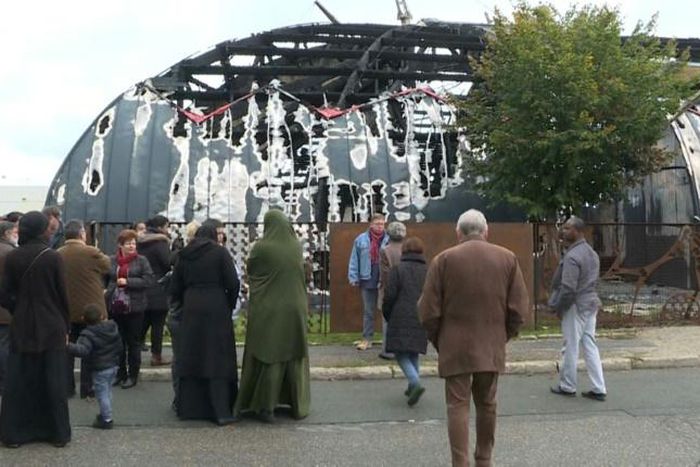 The troublemakers burnt a circus tent where children from deprived backgrounds were being trained in circus arts