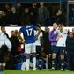 Son Heung-Min (C) was left distraught after his foul resulted in a grisly injury to Everton's Andre Gomes