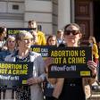 Demonstrators took their campaign for a change in N. Ireland's abortion laws to London earlier this year