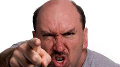 Man prosecuted for just pointing finger at his neighbour during an argument