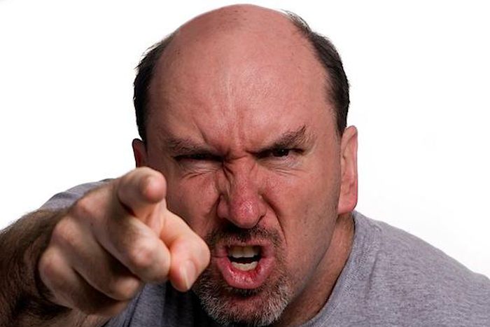 Man prosecuted for just pointing finger at his neighbour during an argument