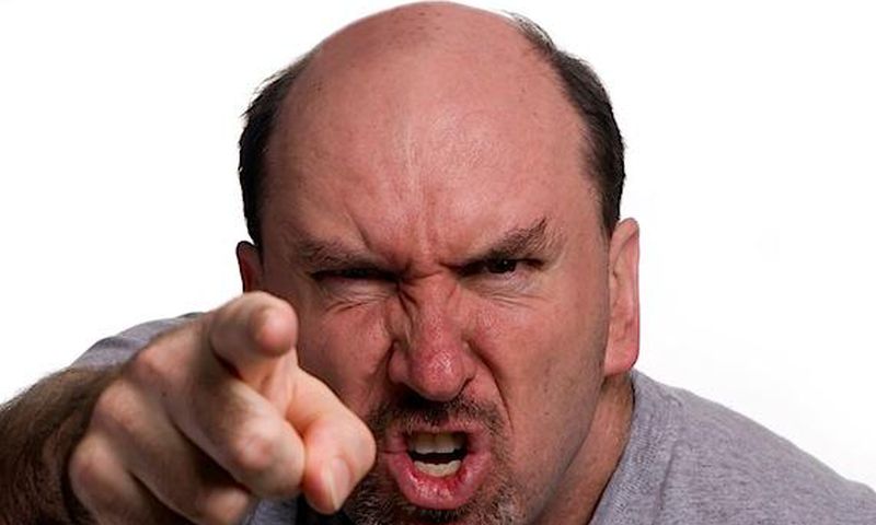 Man prosecuted for just pointing finger at his neighbour during an argument
