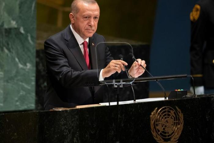 Turkey's President Recep Tayyip Erdogan (pictured September 2019) had previously said that Turkey's patience was wearing thin after Turkish and American officials agreed to establish a buffer zone in Syria
