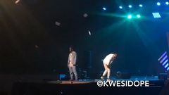 Reign Concert: Shatta fans throw missiles at Kwaw Kese