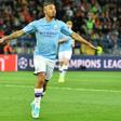 Manchester City's Gabriel Jesus celebrates scoring in the win at Shakhtar Donetsk