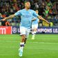 Manchester City's Gabriel Jesus celebrates scoring in the win at Shakhtar Donetsk