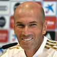 'I am happy' said Zidane of the Real Madrid squad