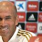 'I am happy' said Zidane of the Real Madrid squad