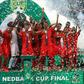 Second division club TS Galaxy celebrate a stunning South African FA Cup final victory over Kaizer Chiefs that secured a place in the CAF Confederation Cup