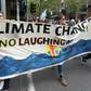 'We have tried petitions, lobbying and marches, and now time is running out.' Extinction Rebellion protesters in Melbourne, Australia.