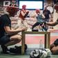 Chessboxers in training in Paris, converts to a sport born out of Enki Bilal's comic book 'Cold Equator'