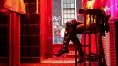 Around 7,000 people work in the paid-sex sector in Amsterdam where the country's best-known red-light area is situated