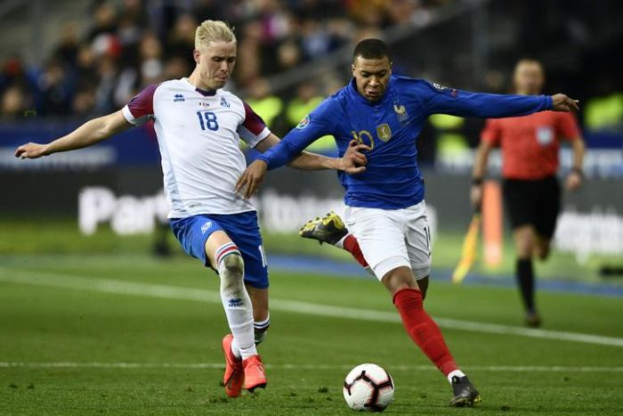 Kylian Mbappe mesmerised Iceland from the start