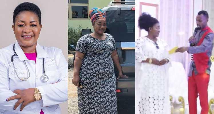 Christiana Awuni gifted car by Rev Obofour