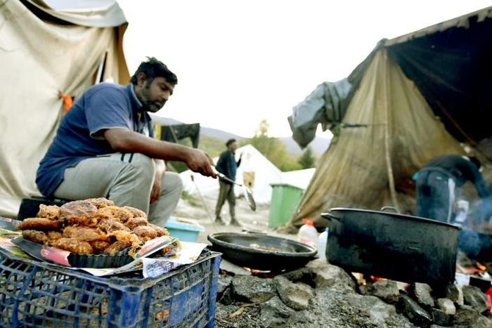 Migrants from Asia and Africa have landed in the Vucjak migrant camp near Bihac, in northern Bosnia