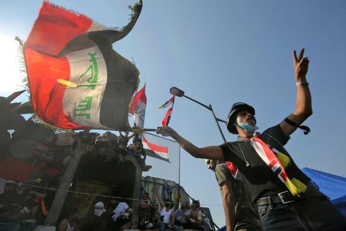 Iraqi protesters have kept up their demonstrations despite a mounting death toll that has seen more than 270 people killed since October 1