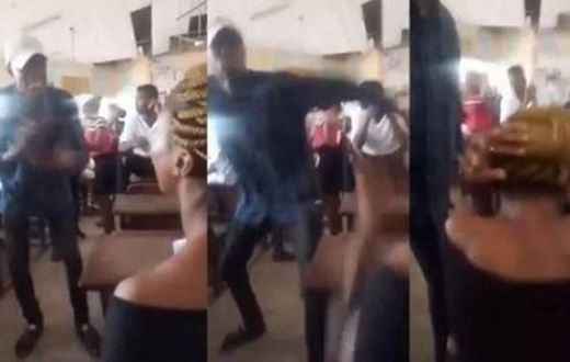 “Jane, pay me back my 20k” – Man beats up university lover who dumped him after paying her fees (video)