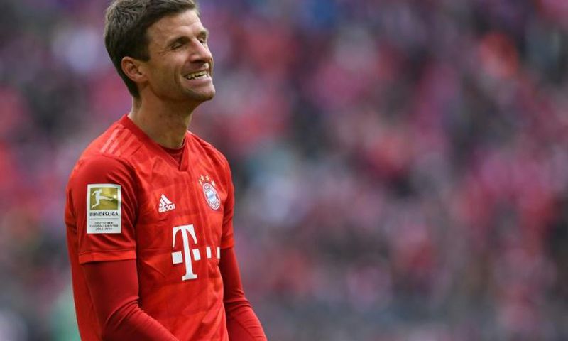 Le joueur du Bayern Munich Thomas Müller lors de la réception d'Hoffenheim le 5 octobre 2019
