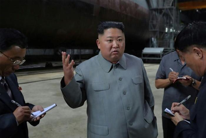 The projectile launch came despite Kim Jong Un sending a message of condolence to the South's President Moon Jae-in for the death of his mother, who was born in the North