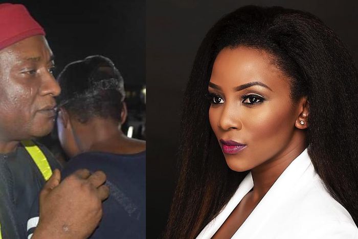 Genevieve Nnaji and Allen Onyema