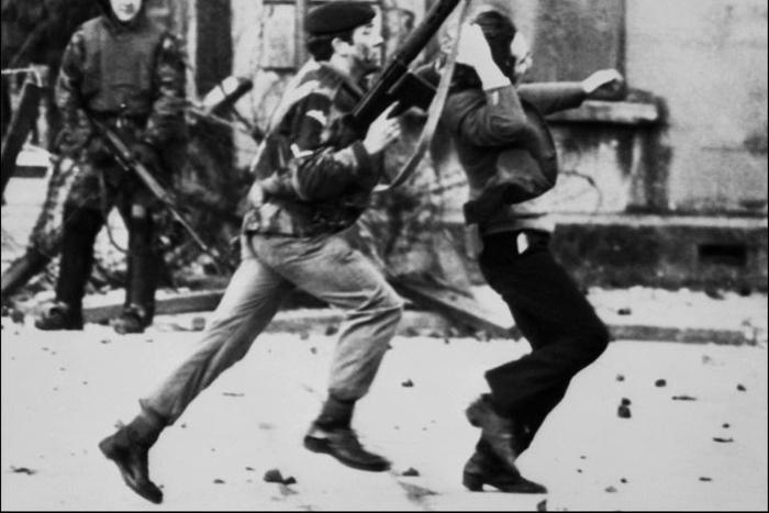 The trial of an ex-paratrooper on trial for two killings in the "Bloody Sunday" unrest is highly divisive in a province haunted by the legacy of conflict