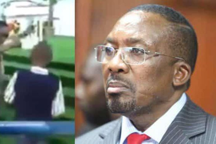 Woman runs away as ‘angry’ pastor chases her with hot slaps (video)