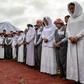 Iraqi Yazidis attended a ceremony to mark the first opening of mass grave containing victims of the Islamic State group in Sinjar region