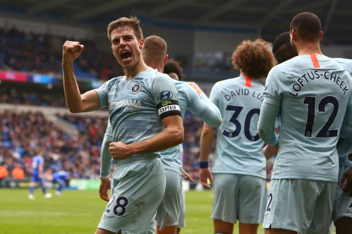 Chelsea's Cesar Azpilicueta helped Maurizio Sarri secure a crucial win