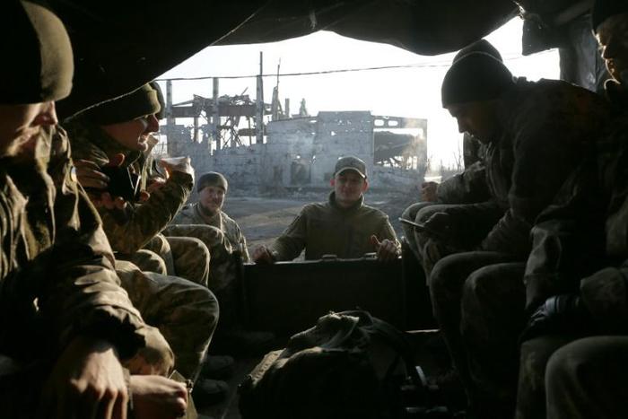 Armed special forces patrolled many towns and cities across Ukraine for the vote 