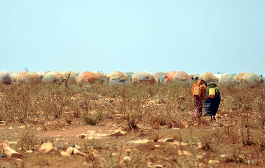 The report said Somalia was 'among the most climate-vulnerable countries in the world'